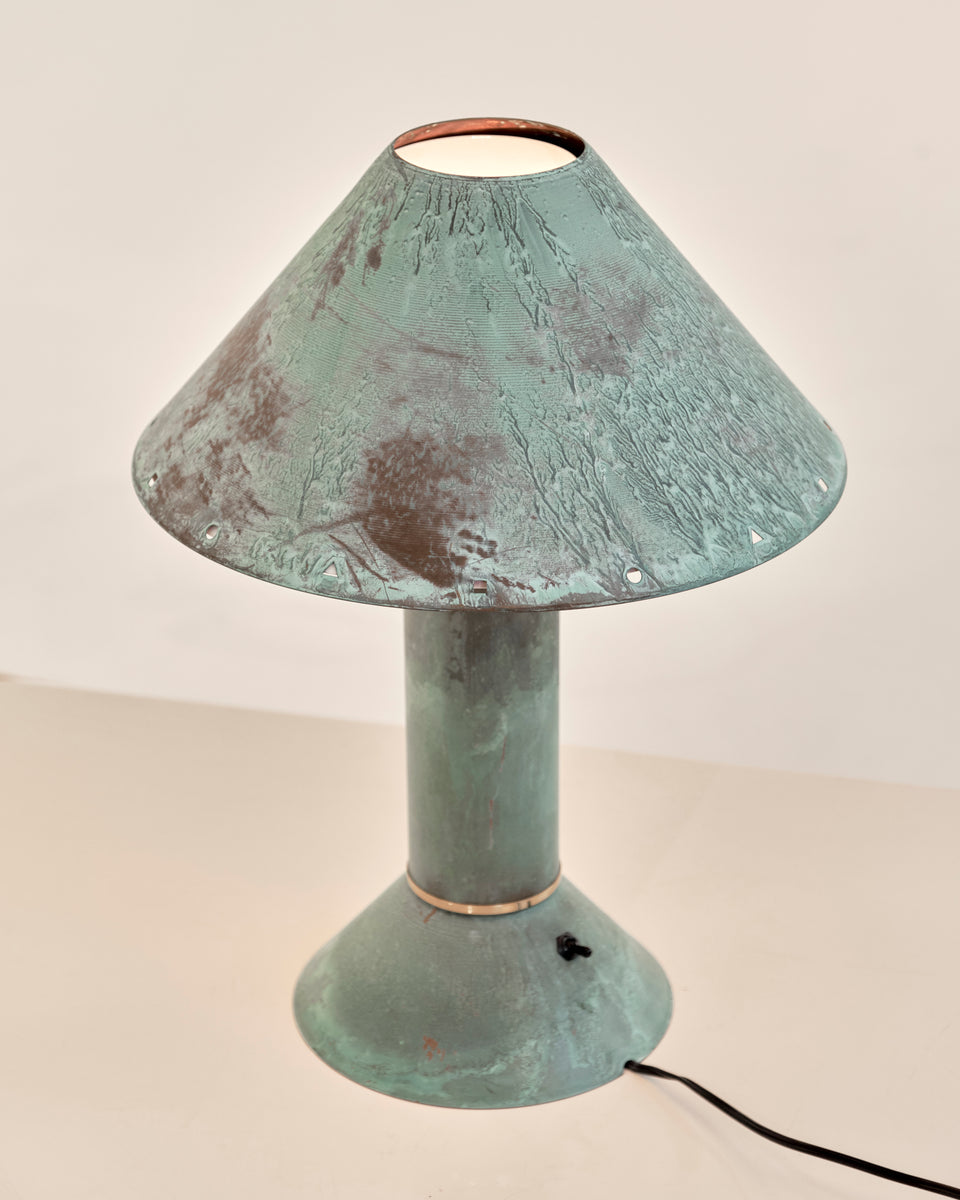 1980's Patinated Copper Table Lamps by Ron Rezek – Past Lives Studio