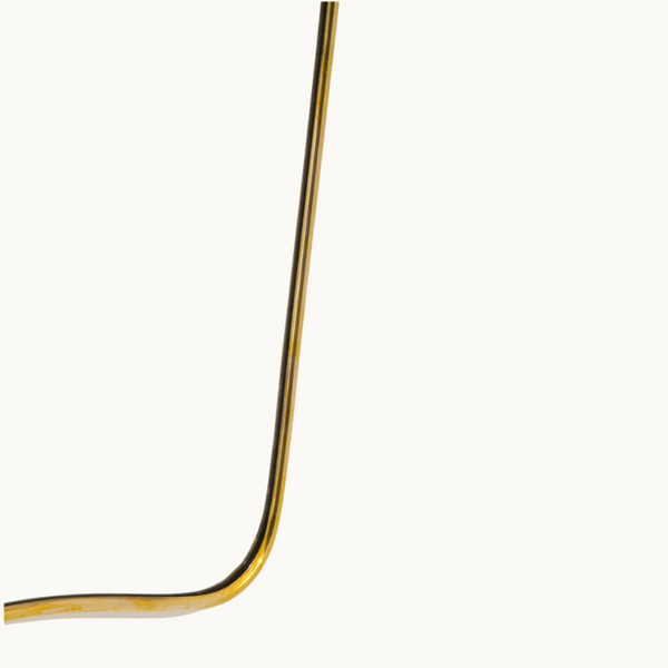 Italian Brass Wall Mirror in the Manner of Gio Ponti