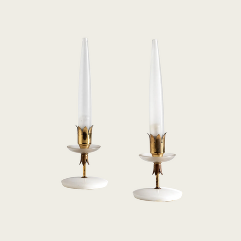 Pair of Art Deco Table Lamps by Angelo Lelii
