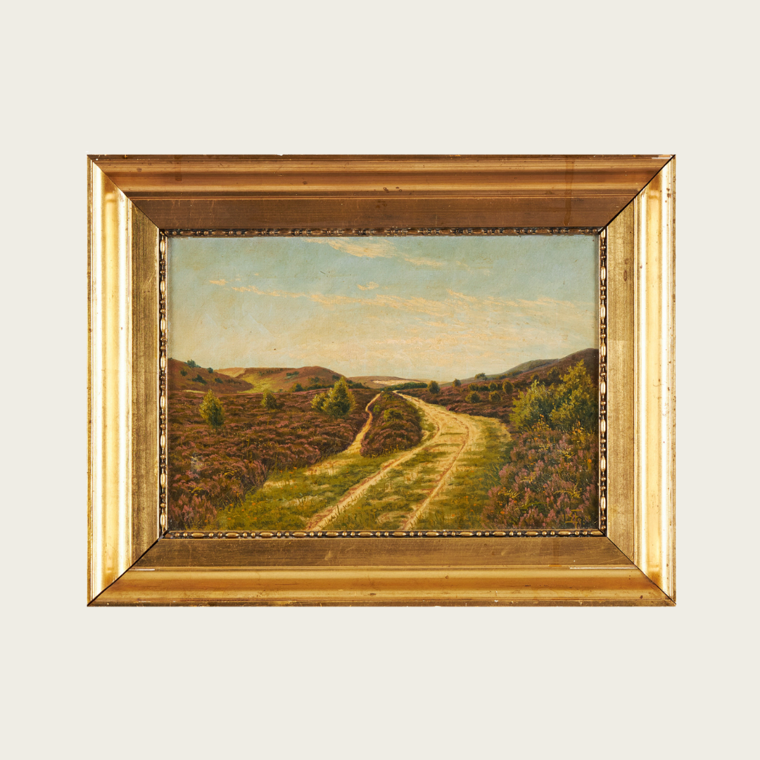 1918 Landscape Oil Painting by Johan Lauritz Frederiksen (1857 - 1930)