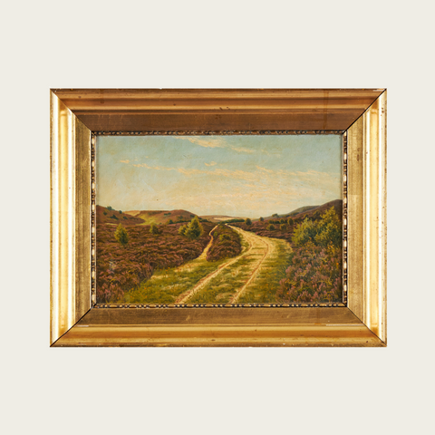 1918 Landscape Oil Painting by Johan Lauritz Frederiksen (1857 - 1930)