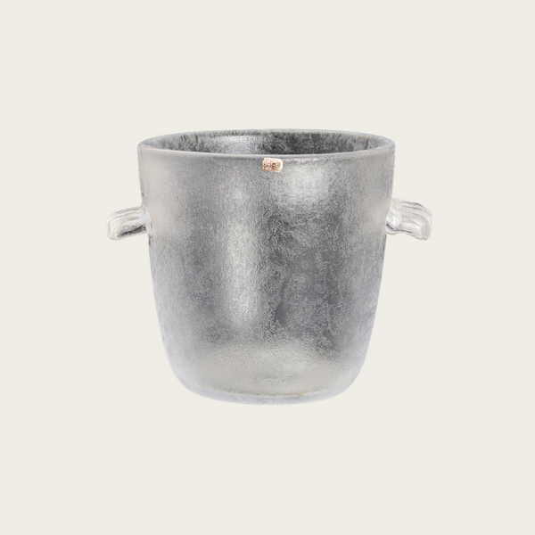 Frosted Glass Ice Bucket or Wine Cooler by Kosta Boda
