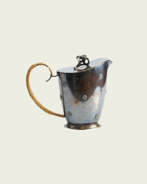 1950s Swedish Silver Pitcher by CG Hallberg