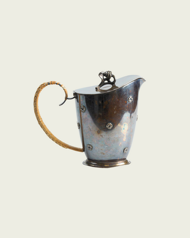 1950s Swedish Silver Pitcher by CG Hallberg