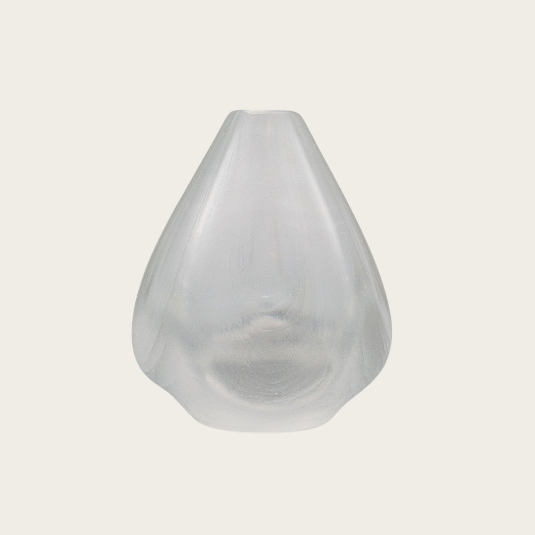 Tear Drop Glass Bud Vase by Hanns and Rainer Model from Stuttgart Workshop