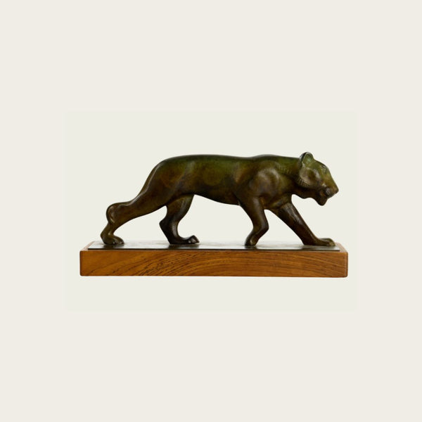 Swedish Art Deco Sculpture of a Female Lion