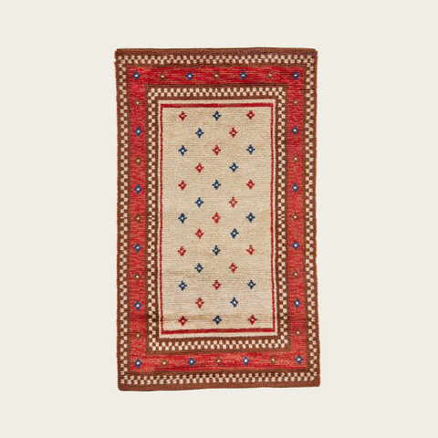 1940s Swedish Rya Wool Rug