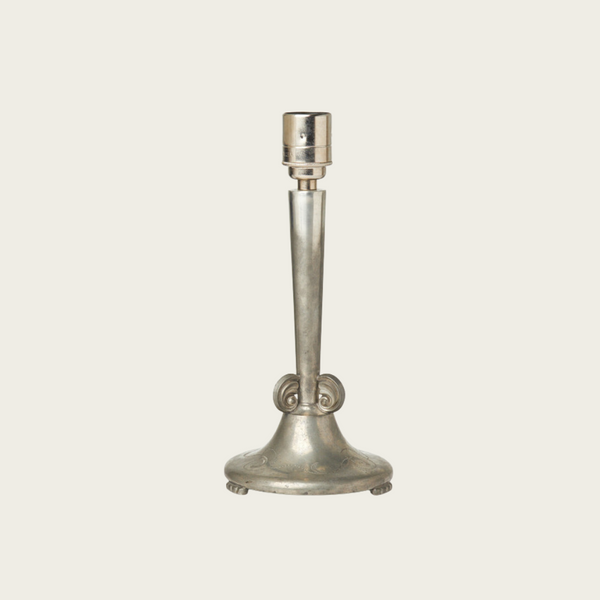 1930s Swedish Pewter Table Lamp by Celestin Andersson