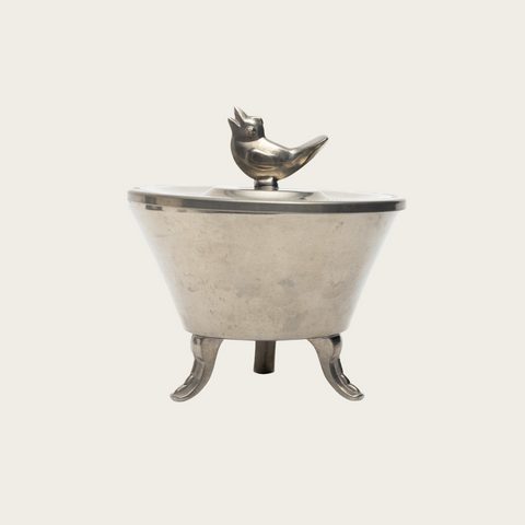 Lidded Pewter Box by Edlunds Silverfabrik BH