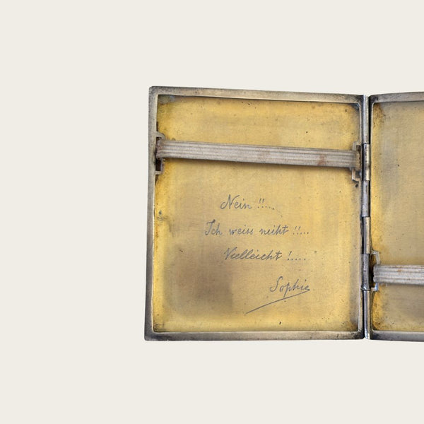 Art Deco Sterling Silver Card Holder or Cigarette Case