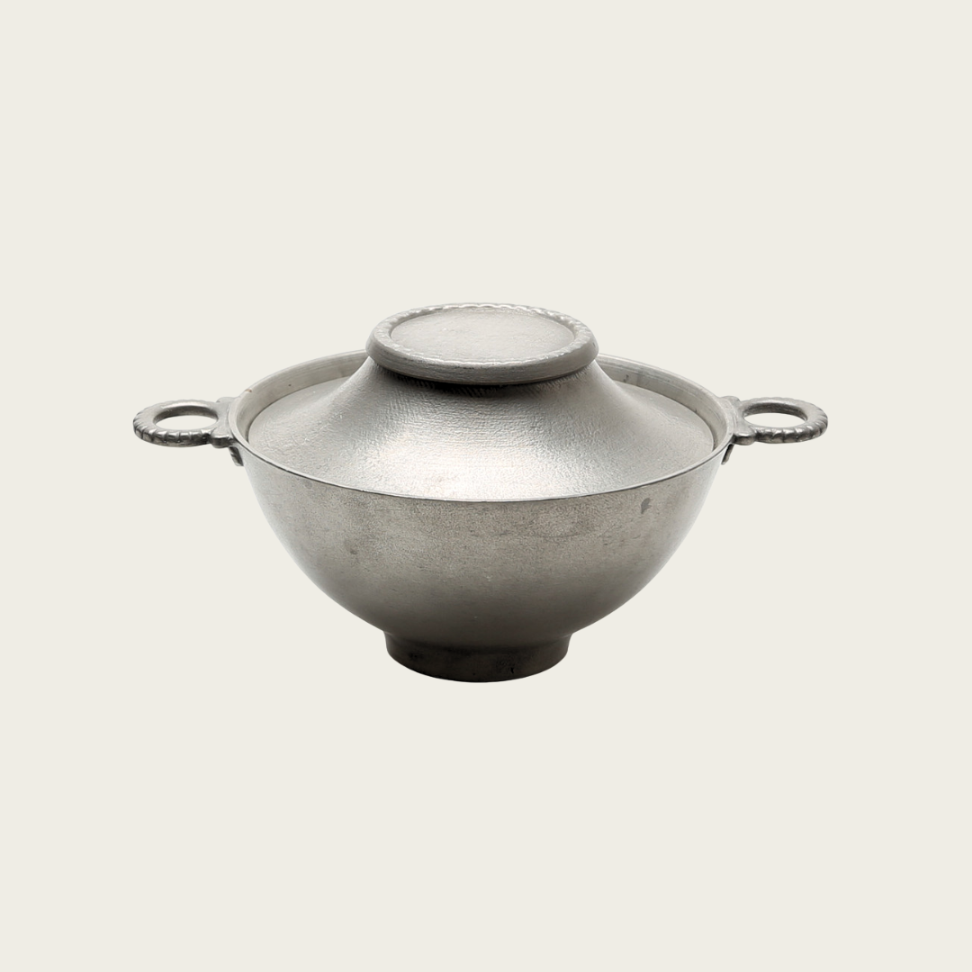 Edvin Ollers Pewter Bowl with Lid