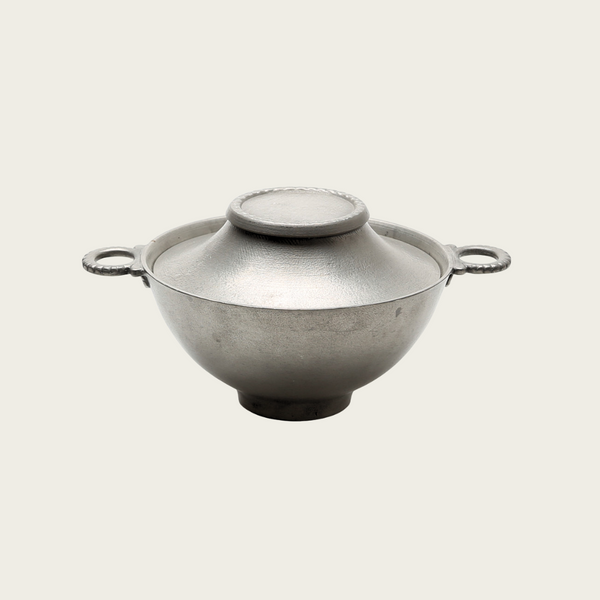 Edvin Ollers Pewter Bowl with Lid