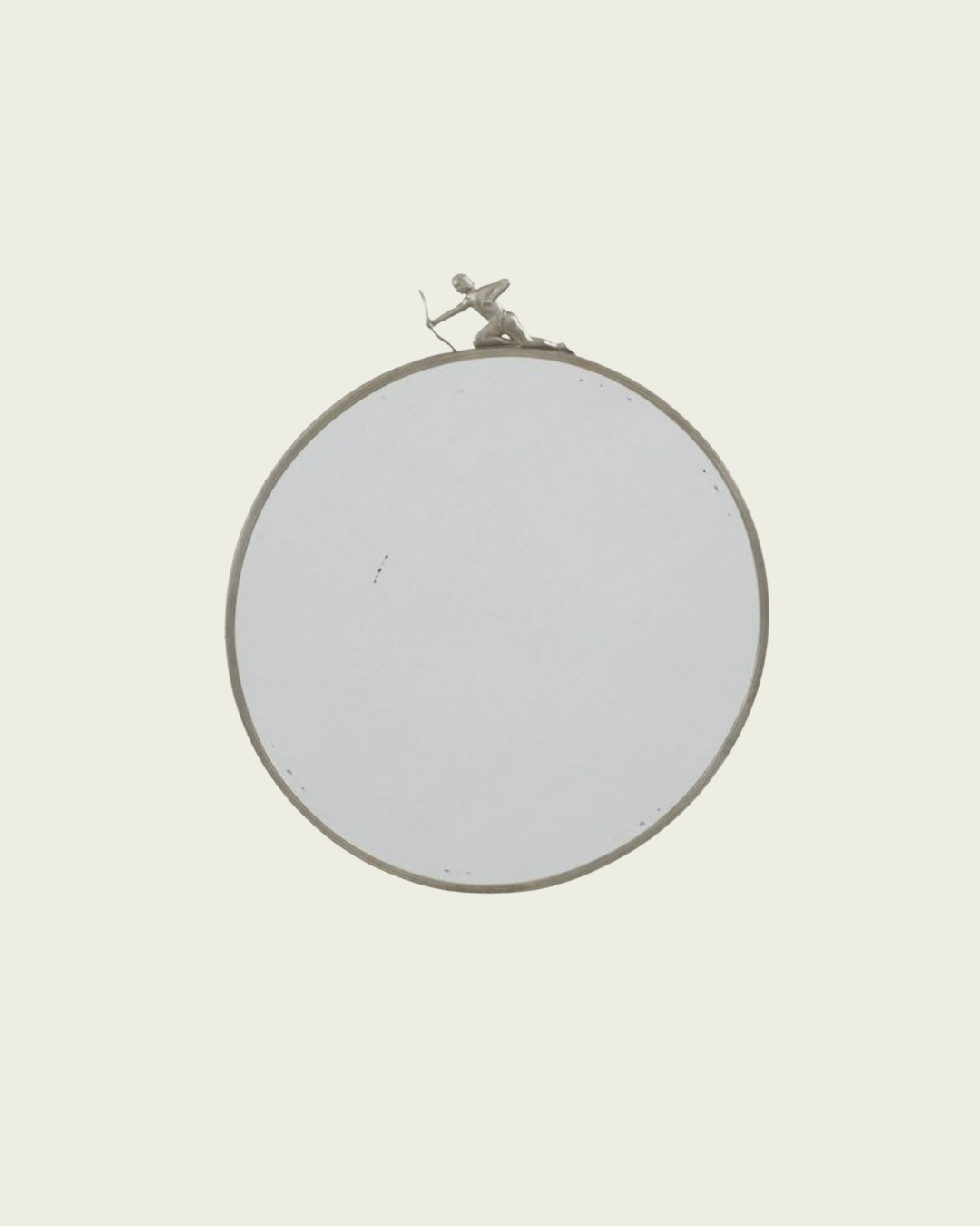 1920s Swedish Grace Mirror with Archer