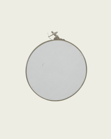 1920s Swedish Grace Mirror with Archer