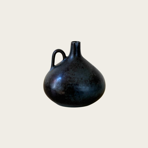 Stoneware Bud Vase with Handle by Gunnar Nylund, Rörstrand