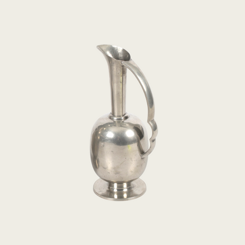 1930s Swedish Art Deco Pewter Jug by CG Hallberg