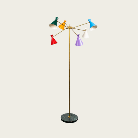 1950s Italian Floorlamp Attributed to Stilnovo