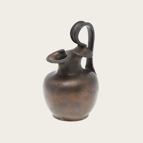 1950s Patinated Bronze Vessel