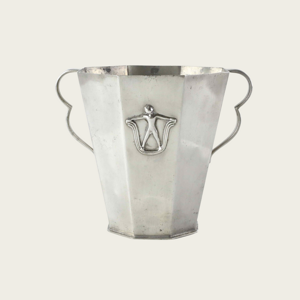 1930s Swedish Grace Pewter Vase by Svenskt Tenn