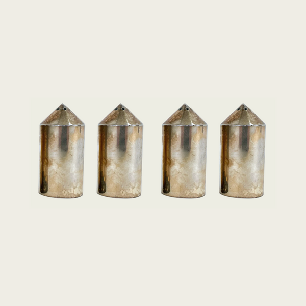 Italian Silverplated Salt & Pepper Shaker Set by Robert and Trix Haussmann