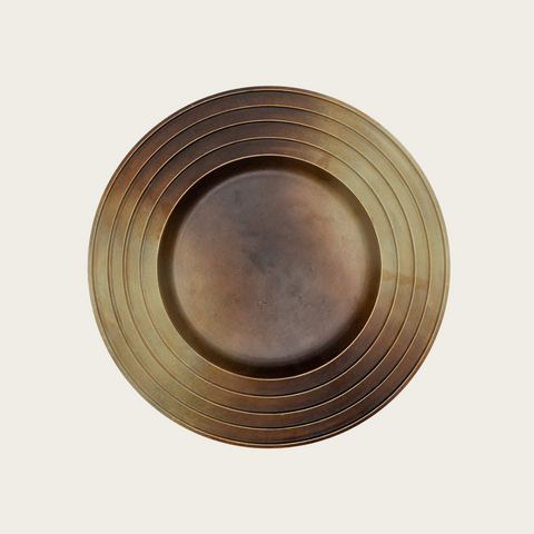 Art Deco Bronze Dish by Ivar Alenius Bjork for Ystad Metall