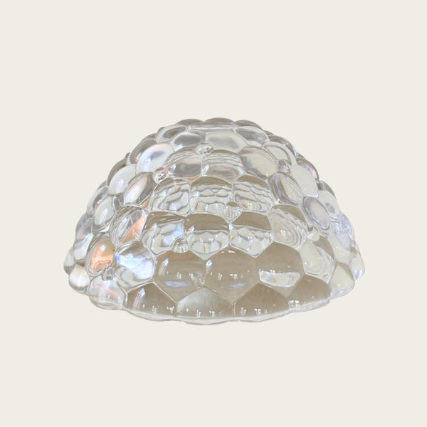 1970s Glass Bowl by Orrefors with Bubble Surface