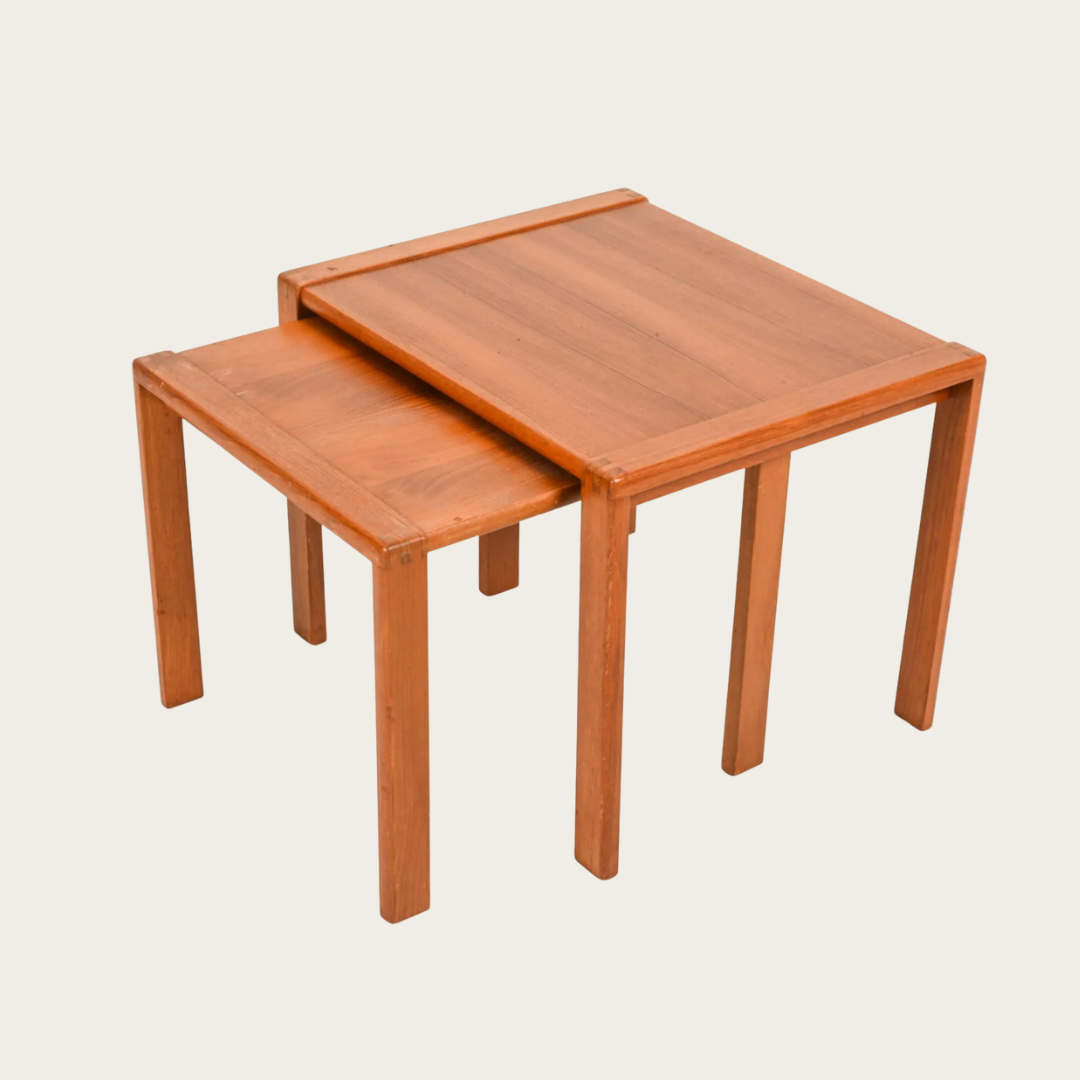 1970s Danish Modern Teak Nesting Tables
