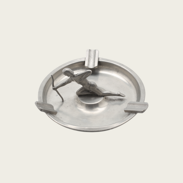 Art Deco Archer Ashtray by Svenska Metallverken (SvM) Handarbete for Svenskt Tenn