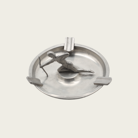 Art Deco Archer Ashtray by Svenska Metallverken (SvM) Handarbete for Svenskt Tenn