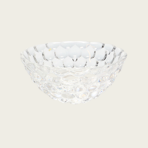 1970s Glass Bowl by Orrefors with Bubble Surface