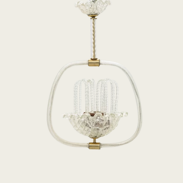 Swedish Grace Chandelier by Fritz Kurs for Orrefors