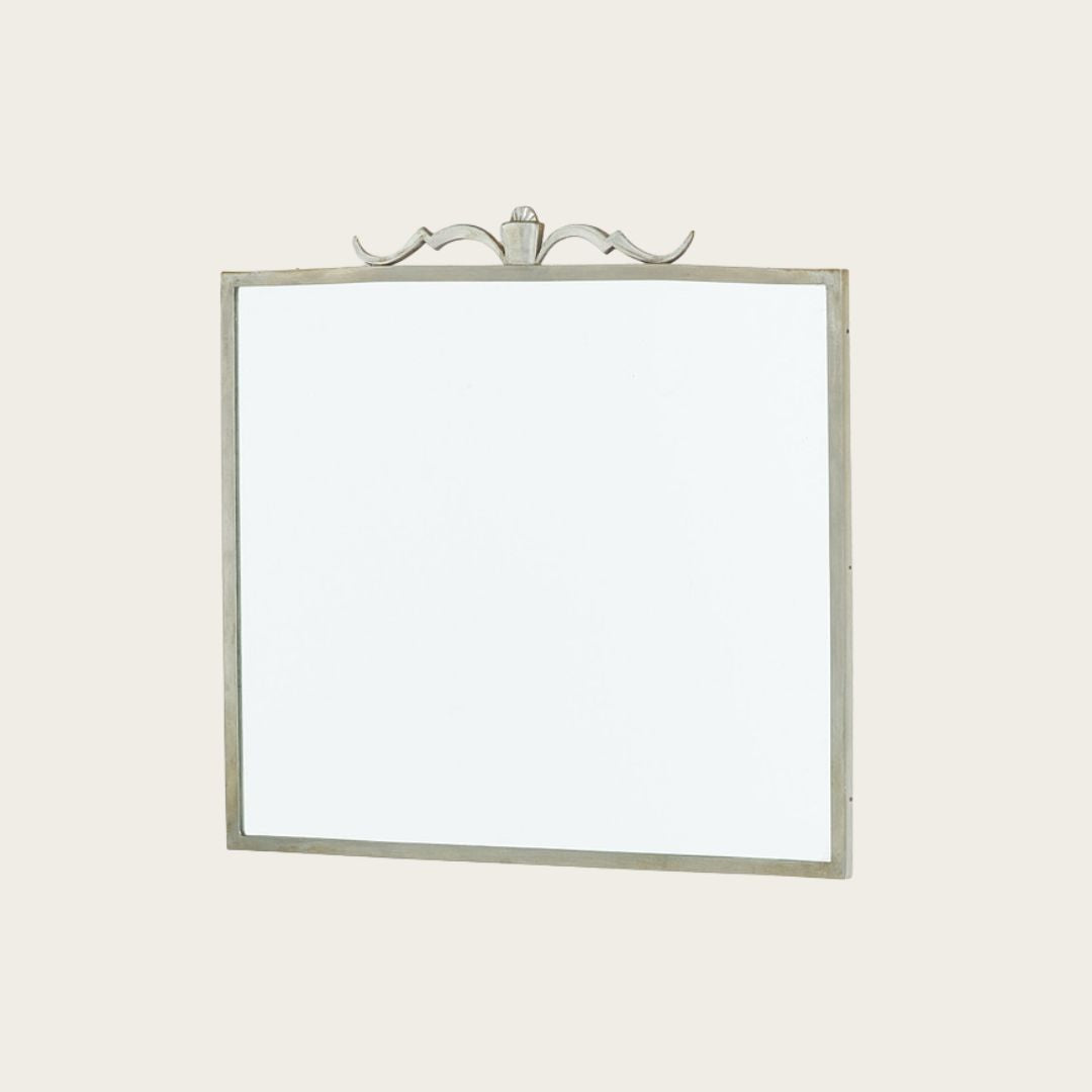 Art Deco Pewter Mirror by Edvin Ollers