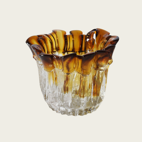 1960's Glass Bowl by Orrefors by Pertti Santalahti