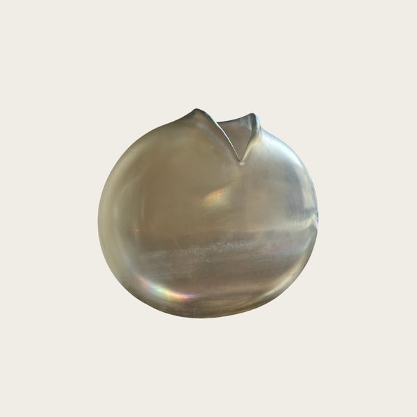 Iridescent Cast Glass "Millennium III" Vase by Alejandro Ruiz for Venini Murano