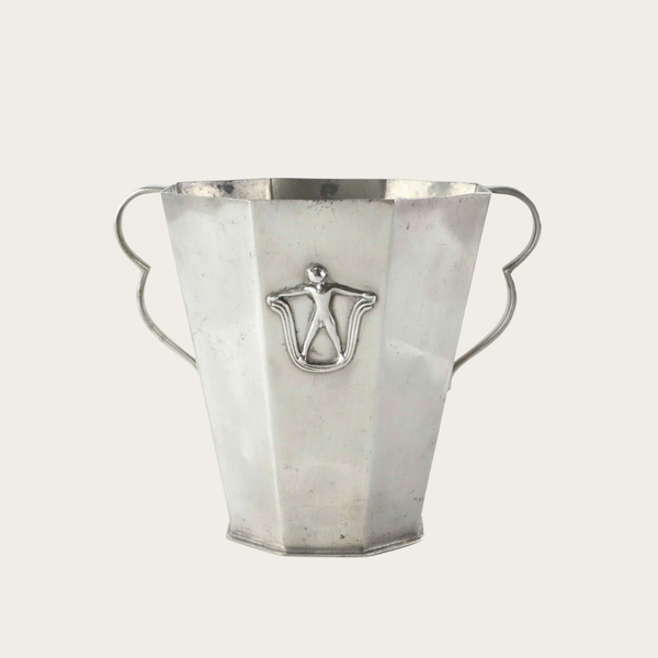 1930s Swedish Grace Pewter Vase by Svenskt Tenn