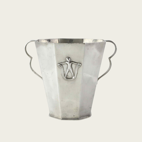 1930s Swedish Grace Pewter Vase by Svenskt Tenn