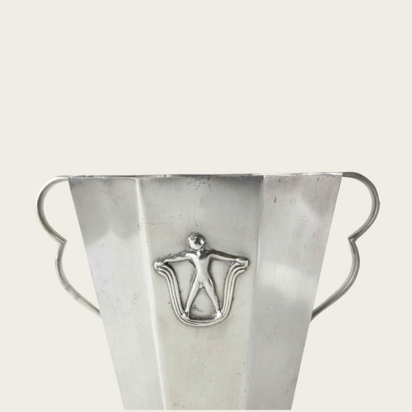 1930s Swedish Grace Pewter Vase by Svenskt Tenn