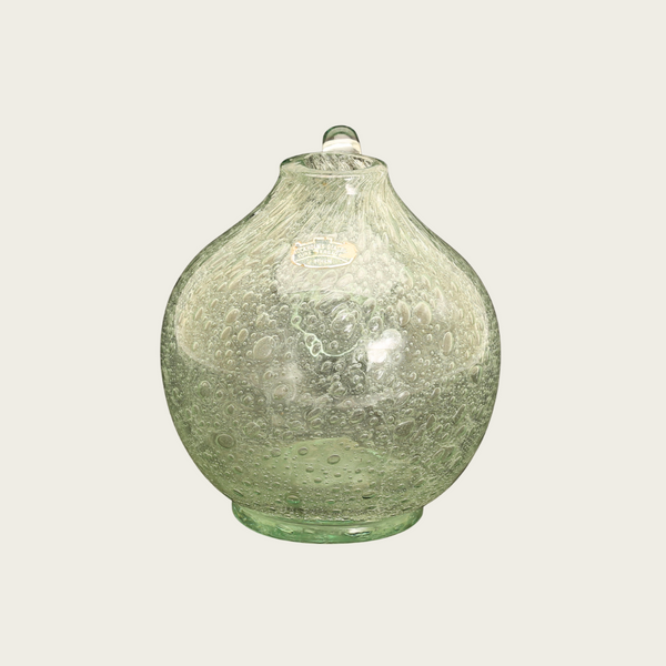 1950s Swedish Handblown Seafoam Glass Pitcher by Ture Berglund
