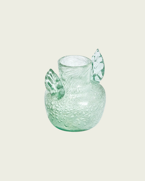 1940s Swedish Ture Berglund Hand Blown Glass Vase