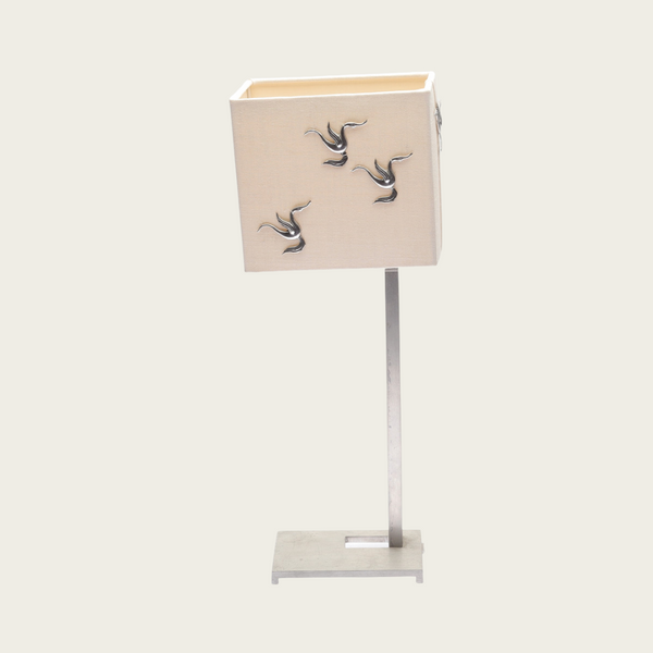 Swedish Pewter Table Lamp by Pernilla Mårtensson