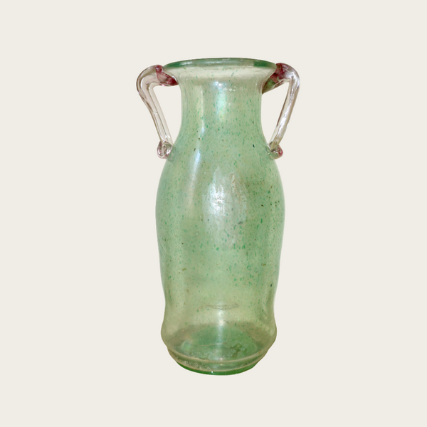 Seguso Vetri d'Arte Scavo Murano Amphora Glass Vessel