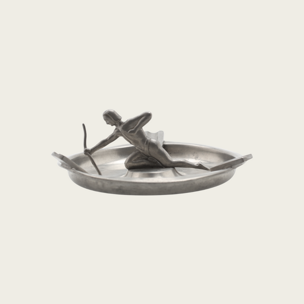 Art Deco Archer Ashtray by Svenska Metallverken (SvM) Handarbete for Svenskt Tenn