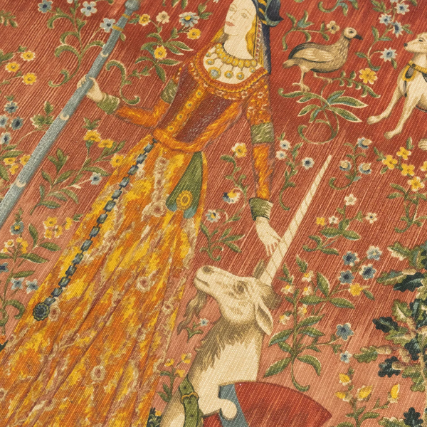 Lady with the Unicorn, " La dame à la licorne " “Touch” Tapestry