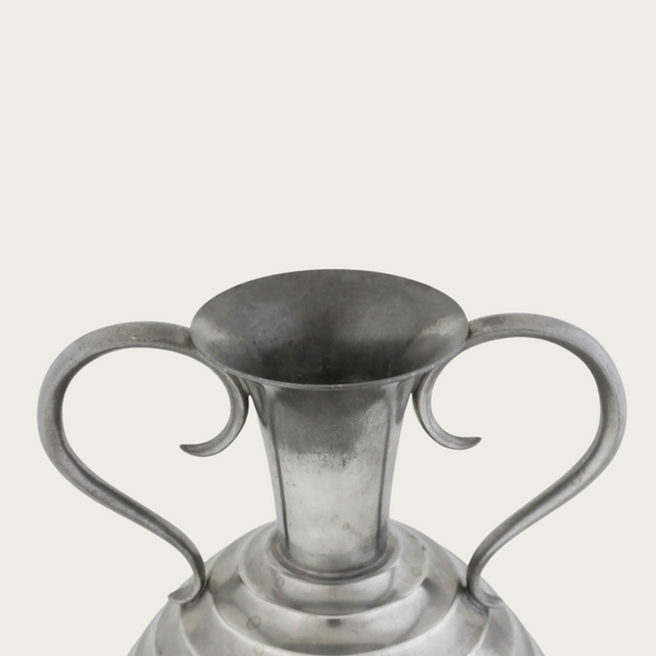 1944 Art Deco Pewter Vase by CG Hallberg