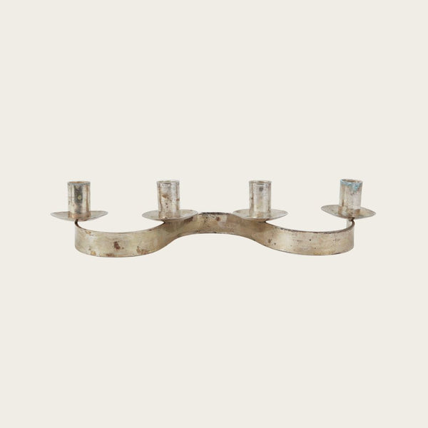 1940s Josef Frank Swedish Silver Candelabra by Svenskt Tenn