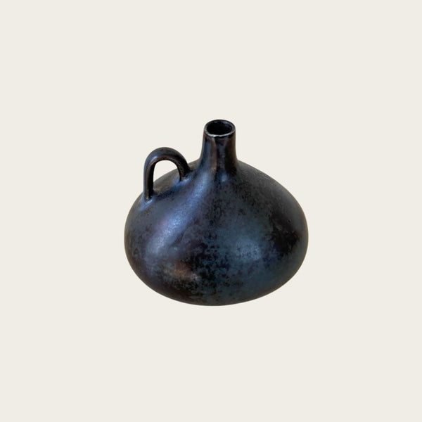 Stoneware Bud Vase with Handle by Gunnar Nylund, Rörstrand