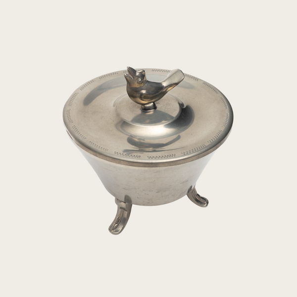 Lidded Pewter Box by Edlunds Silverfabrik BH