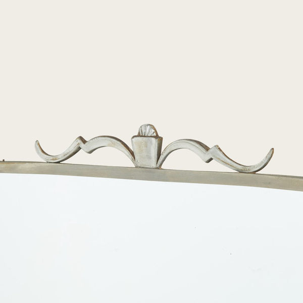 Art Deco Pewter Mirror by Edvin Ollers