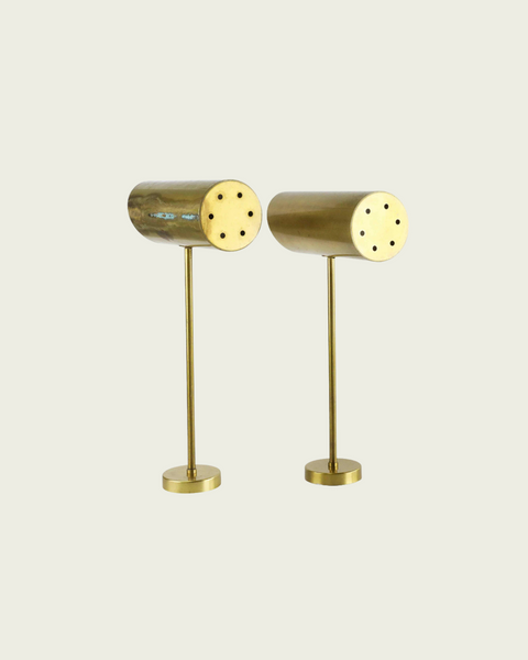 Pair of Brass Boréns Borås Wall Lamps