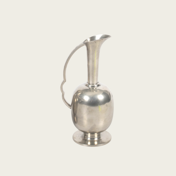 1930s Swedish Art Deco Pewter Jug by CG Hallberg